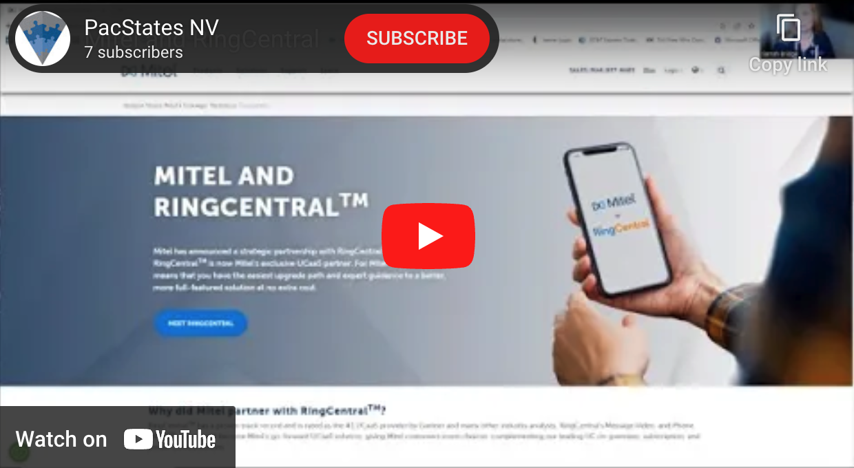 Mitel and RingCentral Video